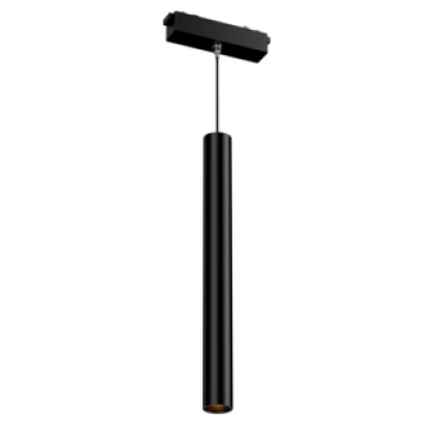 Светодиодный светильник VARTON трековый подвесной Long Tube для магнитной системы Galakti 122x30x839 мм 6 Вт 4000 K 24° черный CRI>94