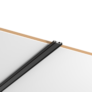 Шинопровод магнитный накладной 2 м для магнитной системы Galakti черный