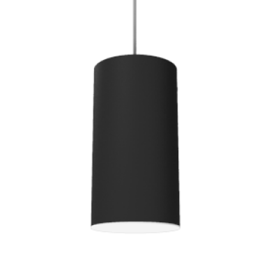 Светодиодный светильник VARTON DL-Roll подвесной 9 Вт 4000 K 90х170 мм RAL9005 черный муар с рассеивателем опал