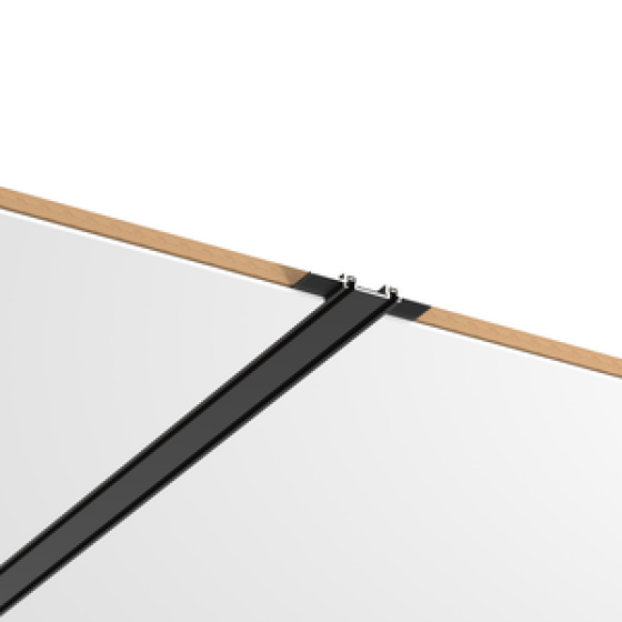 Шинопровод магнитный встраиваемый 1,5 м для магнитной системы Galakti черный