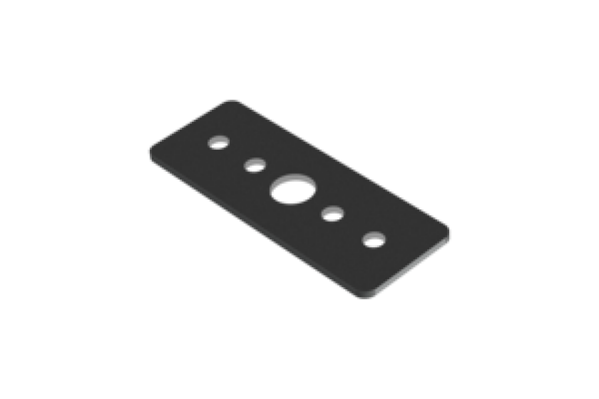 Соединитель механический для шинопроводов для магнитной системы Galakti 50x22x1 мм черный