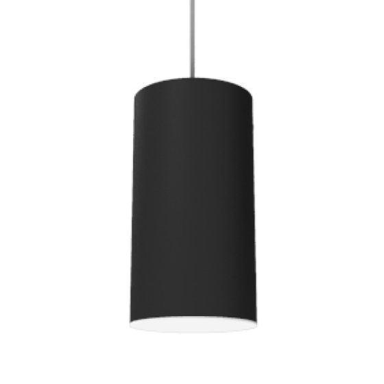 Светодиодный светильник VARTON DL-Roll подвесной 9 Вт 3000 К 90х170 мм RAL9005 черный муар с рассеивателем опал