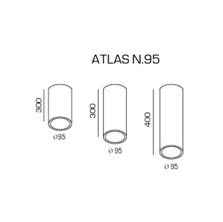 Светодиодный светильник ATLAS N95.300.15