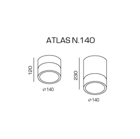 Светодиодный светильник ATLAS N140.120.15